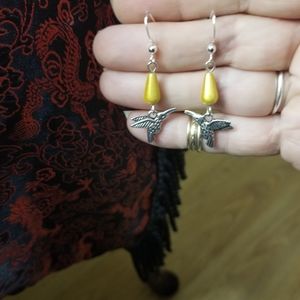 Humming Bird Earrings